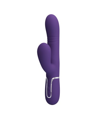 PRETTY LOVE - Mariana dark purple, 7 vibration functions, 7 thrusting settings, 4 rolling functions,4 nodding functions