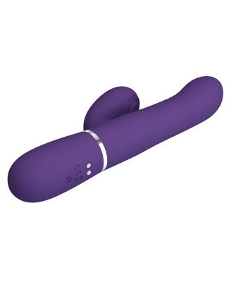 PRETTY LOVE - Mariana dark purple, 7 vibration functions, 7 thrusting settings, 4 rolling functions,4 nodding functions
