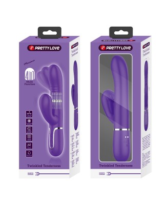 PRETTY LOVE - Mariana dark purple, 7 vibration functions, 7 thrusting settings, 4 rolling functions,4 nodding functions