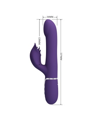 PRETTY LOVE - Falin dark Purple, 7 vibration functions 4 rolling functions Memory function