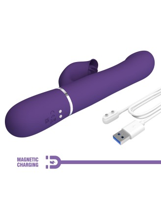 PRETTY LOVE - Falin dark Purple, 7 vibration functions 4 rolling functions Memory function