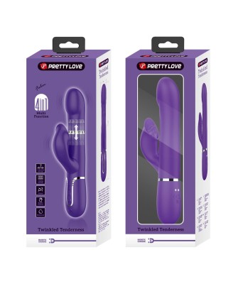 PRETTY LOVE - Falin dark Purple, 7 vibration functions 4 rolling functions Memory function