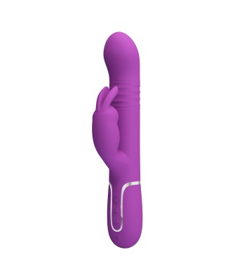 PRETTY LOVE - Coale Purple, 7 vibration functions 4 rotation functions 4 thrusting settings
