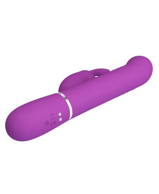 PRETTY LOVE - Coale Purple, 7 vibration functions 4 rotation functions 4 thrusting settings