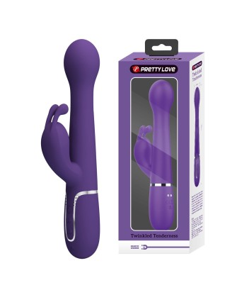 PRETTY LOVE - Dejon dark Purple, 7 vibration functions 4 thrusting settings 4 rotation functions