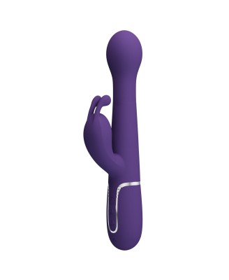 PRETTY LOVE - Dejon dark Purple, 7 vibration functions 4 thrusting settings 4 rotation functions
