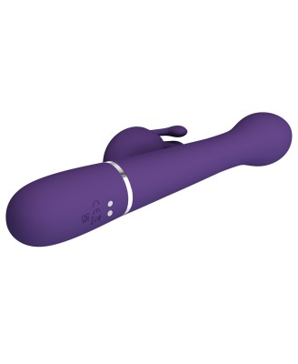 PRETTY LOVE - Dejon dark Purple, 7 vibration functions 4 thrusting settings 4 rotation functions
