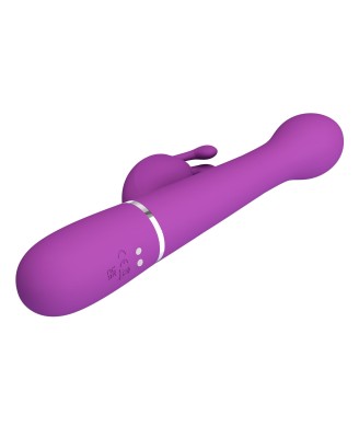 PRETTY LOVE - Dejon Purple, 7 vibration functions 4 thrusting settings 4 rotation functions