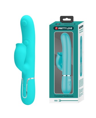 PRETTY LOVE - Gigi light blue, 7 thumping functions 7 licking modes