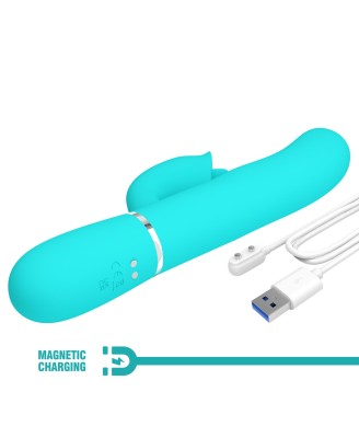 PRETTY LOVE - Gigi light blue, 7 thumping functions 7 licking modes