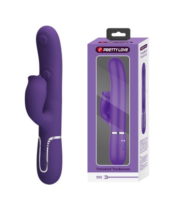 PRETTY LOVE - Gigi dark purple, 7 thumping functions 7 licking modes