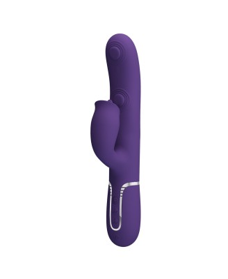 PRETTY LOVE - Gigi dark purple, 7 thumping functions 7 licking modes