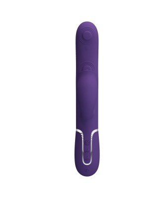 PRETTY LOVE - Gigi dark purple, 7 thumping functions 7 licking modes