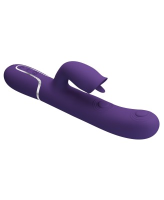 PRETTY LOVE - Gigi dark purple, 7 thumping functions 7 licking modes