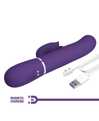 PRETTY LOVE - Gigi dark purple, 7 thumping functions 7 licking modes