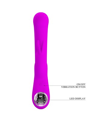 PRETTY LOVE - Skylar Purple, 10 vibration functions 9 speed levels 10 thumping functions