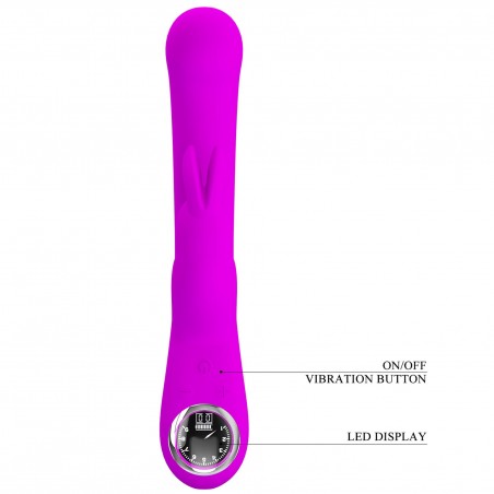 PRETTY LOVE - Skylar Purple, 10 vibration functions 9 speed levels 10 thumping functions