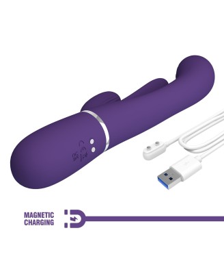PRETTY LOVE - Shonia Dark Purple, Twinkled Tenderness, 7 thumping functions 7 vibration functions