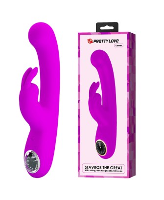 PRETTY LOVE - Lamar Purple, 10 vibration functions 9 speed levels