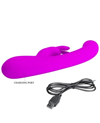PRETTY LOVE - Lamar Purple, 10 vibration functions 9 speed levels