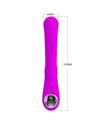 PRETTY LOVE - Lamar Purple, 10 vibration functions 9 speed levels