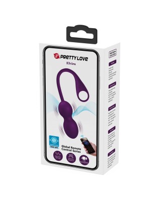PRETTY LOVE - Elvira dark Purple, 12 vibration functions Mobile APP Long-distance Control