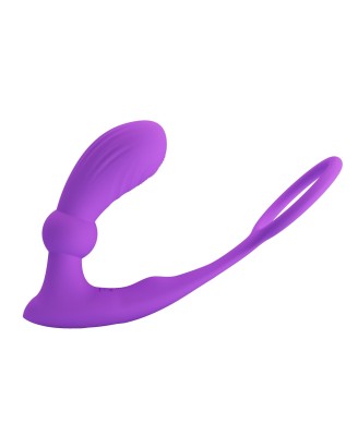 PRETTY LOVE - Warren Purple, Wireless remote control 12 pulse wave settings 12 vibration functions