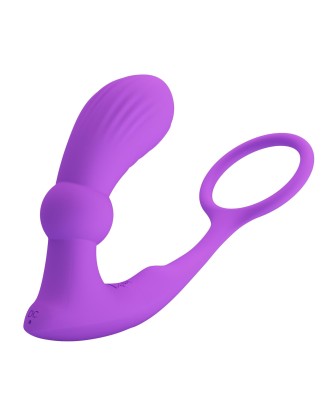 PRETTY LOVE - Warren Purple, Wireless remote control 12 pulse wave settings 12 vibration functions