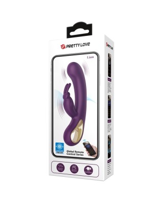PRETTY LOVE - Liam purple, 12 vibration functions Mobile APP Long-distance Control