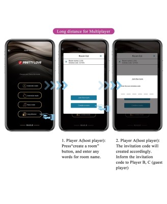 PRETTY LOVE - Liam purple, 12 vibration functions Mobile APP Long-distance Control