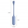 PRETTY LOVE - LECHIES  Dream chaser 5, Blue, Wireless remote control 12 vibration functions Memory function