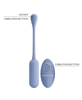 PRETTY LOVE - LECHIES  Dream chaser 5, Blue, Wireless remote control 12 vibration functions Memory function