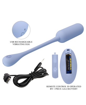 PRETTY LOVE - LECHIES  Dream chaser 5, Blue, Wireless remote control 12 vibration functions Memory function