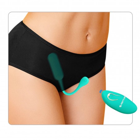 PRETTY LOVE - LECHIES  Dream chaser 5, Green, Wireless remote control 12 vibration functions Memory function