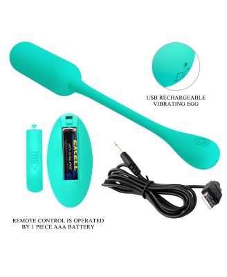 PRETTY LOVE - LECHIES  Dream chaser 5, Green, Wireless remote control 12 vibration functions Memory function