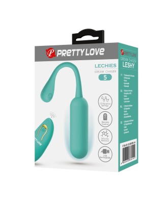 PRETTY LOVE - LECHIES  Dream chaser 5, Green, Wireless remote control 12 vibration functions Memory function