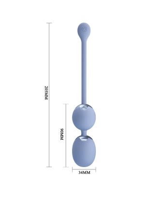PRETTY LOVE - WILLIE Dream chaser 6, Blue, Wireless remote control 12 vibration functions Memory function