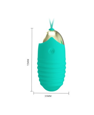 PRETTY LOVE - JESSICA Dream chaser 3, Green, Wireless remote control 12 vibration functions