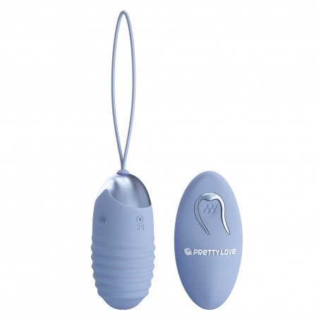 PRETTY LOVE - JESSICA Dream chaser 3, Blue, Wireless remote control 12 vibration functions