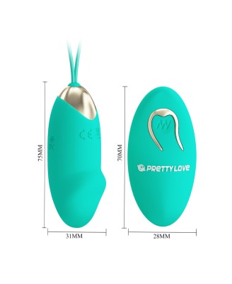 PRETTY LOVE - JULIA Dream chaser 2, Green, Wireless remote control 12 vibration functions