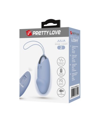 PRETTY LOVE - JULIA Dream chaser 2, Blue, Wireless remote control 12 vibration functions