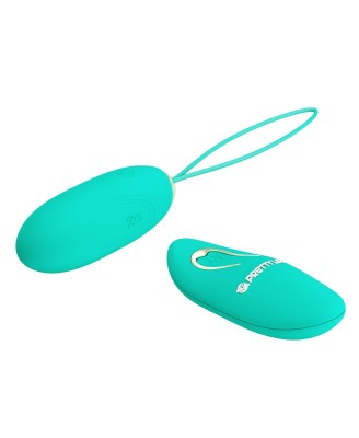 PRETTY LOVE - JENNY Dream chaser 1, Green, Wireless remote control 12 vibration functions