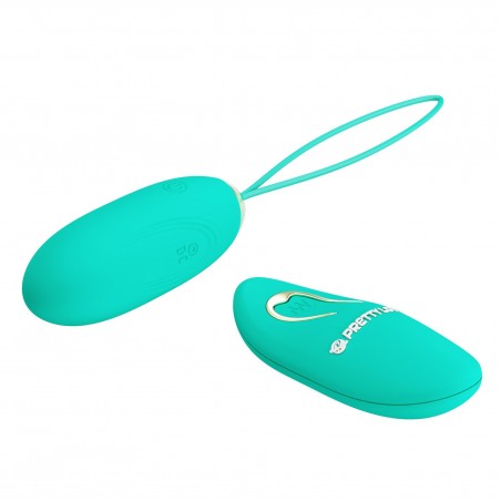 PRETTY LOVE - JENNY Dream chaser 1, Green, Wireless remote control 12 vibration functions