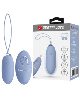 PRETTY LOVE - JENNY Dream chaser 1, Blue, Wireless remote control 12 vibration functions