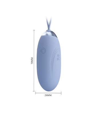 PRETTY LOVE - JENNY Dream chaser 1, Blue, Wireless remote control 12 vibration functions