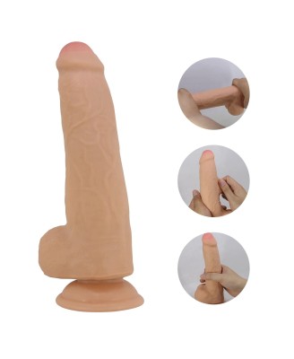 PRETTY LOVE - DRACO 23cm - Realistyczne Dildo - Cieliste