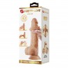 PRETTY LOVE - DRACO 23cm - Realistyczne Dildo - Cieliste