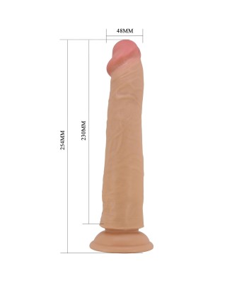 PRETTY LOVE - SHARIFE 10"(254mm) Sliding Skin Series TPR, Suction base Bendable