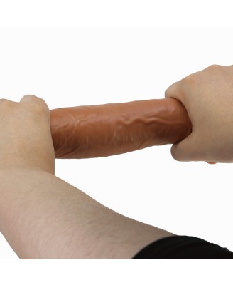 PRETTY LOVE - KEON 21,4cm - Realistyczne Dildo - Ciemno Cieliste