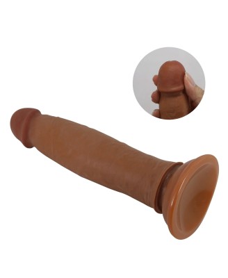 PRETTY LOVE - KEON 21,4cm - Realistyczne Dildo - Ciemno Cieliste